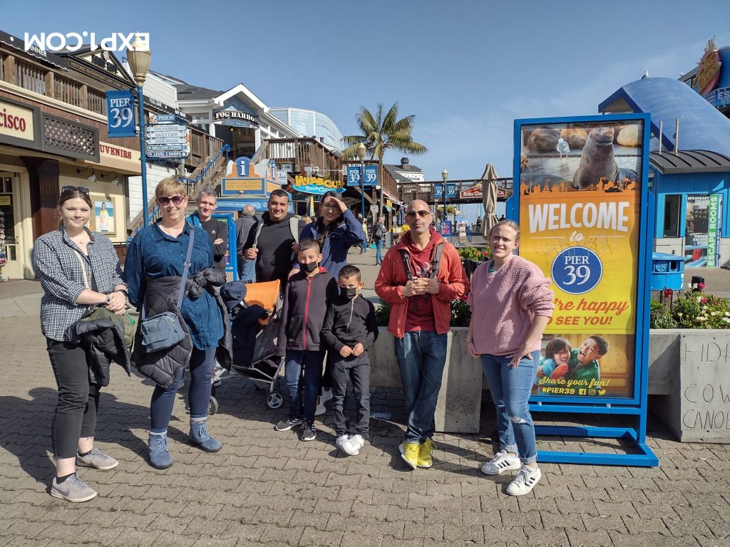 Group photo Fisherman’s Wharf Walking Tour on 18 March 2022 with Wealthy