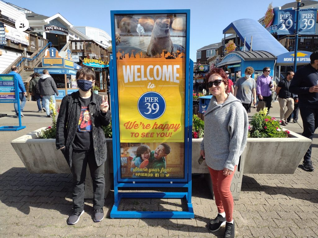 Group photo Fisherman’s Wharf Walking Tour on 6 April 2022 with Wealthy