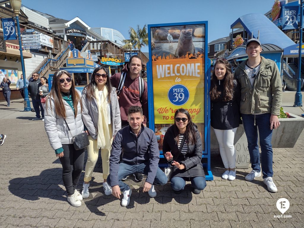 Group photo Fisherman’s Wharf Walking Tour on 15 April 2022 with Wealthy