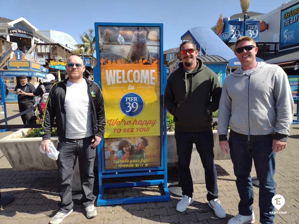 Group photo Fisherman’s Wharf Walking Tour on 17 April 2022 with Wealthy