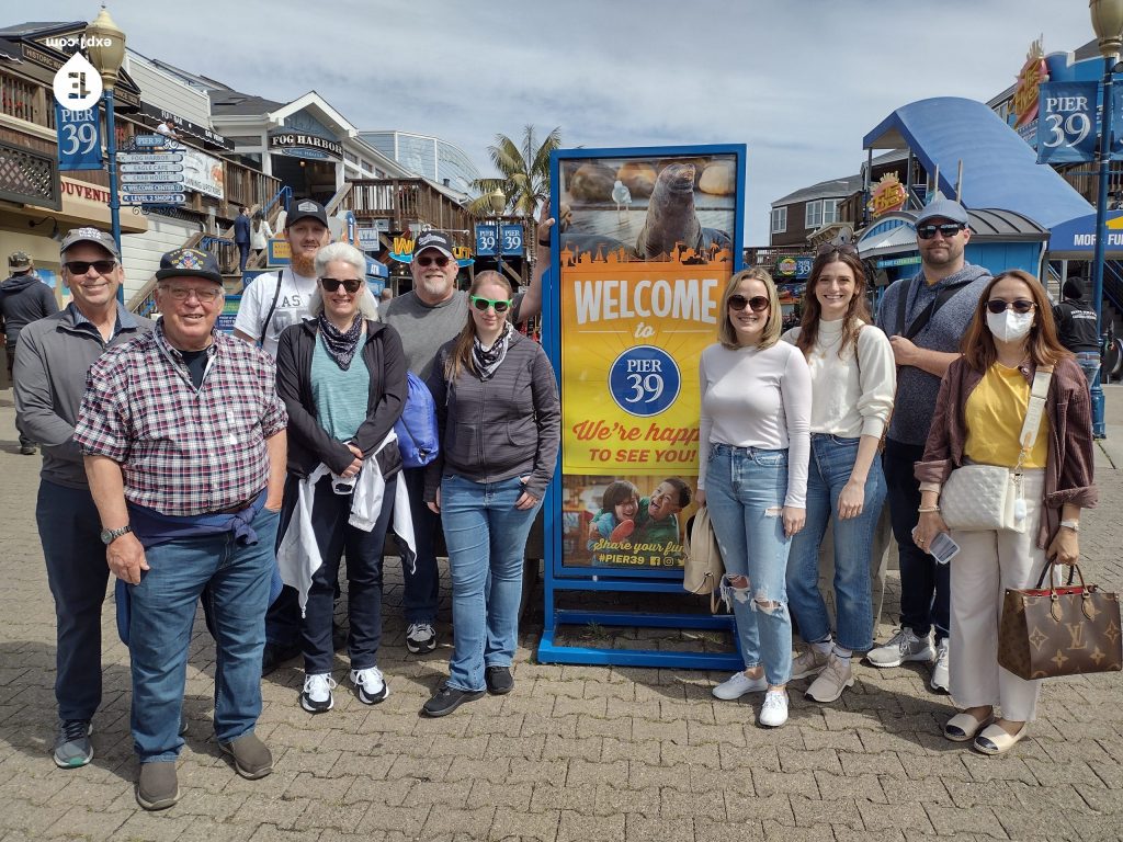 Group photo Fisherman’s Wharf Walking Tour on 19 April 2022 with Wealthy