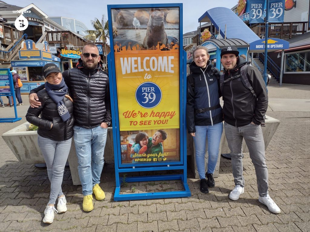 Group photo Fisherman’s Wharf Walking Tour on 2 May 2022 with Wealthy