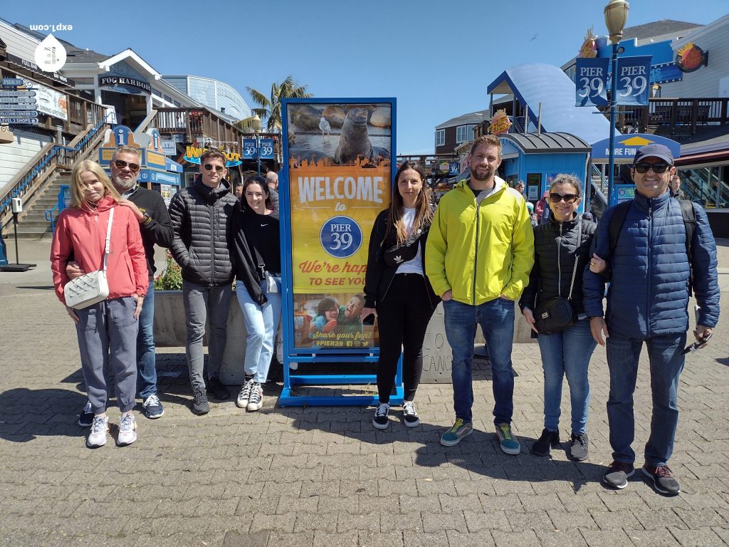 Group photo Fisherman’s Wharf Walking Tour on 16 May 2022 with Wealthy