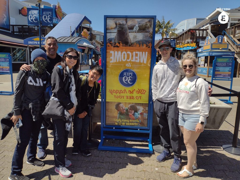 Group photo Fisherman’s Wharf Walking Tour on 8 June 2022 with Wealthy