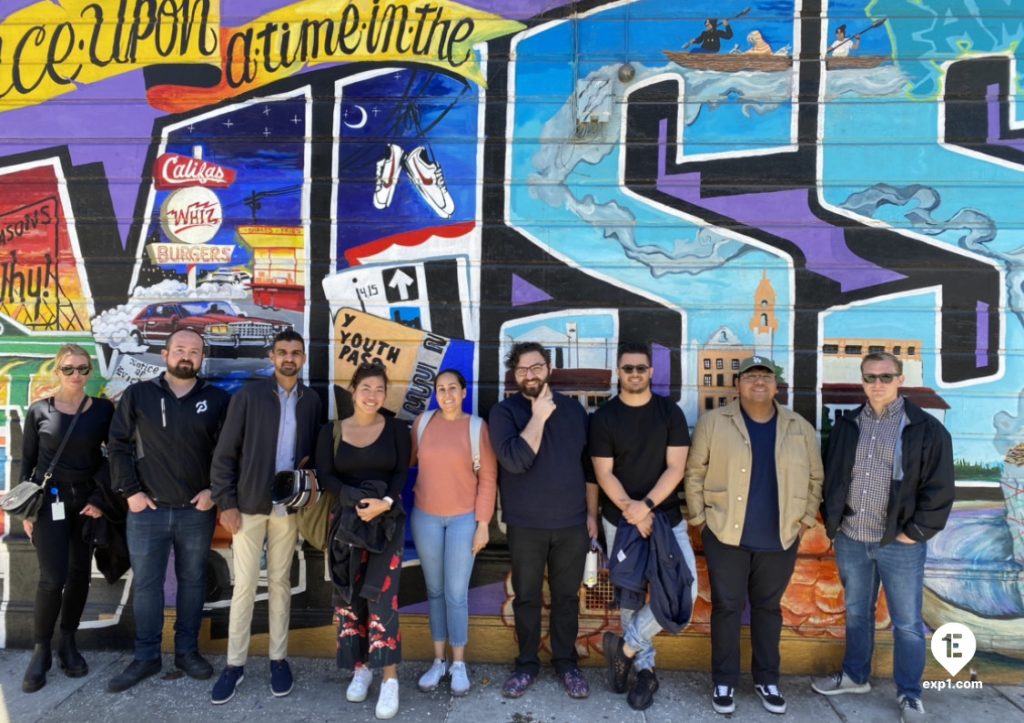 Group photo Mission District Food and Culture Tour on 9 June 2022 with Eric