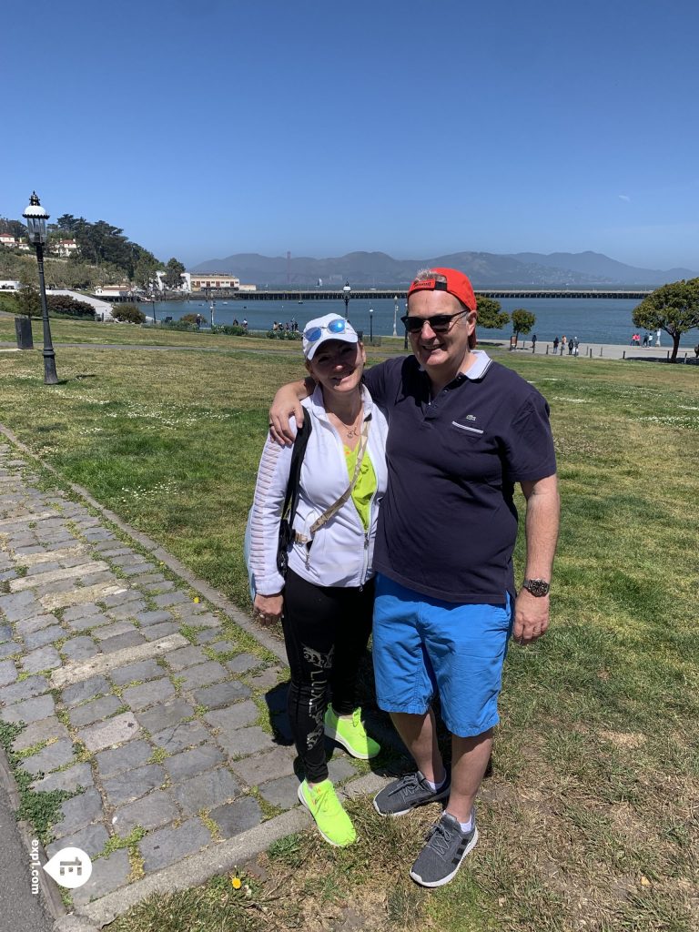 Group photo San Francisco in a Day Walking Tour on 21 May 2022 with Eric