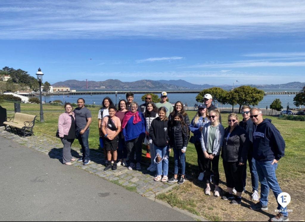 Group photo Fisherman’s Wharf Walking Tour on 16 June 2022 with Eric