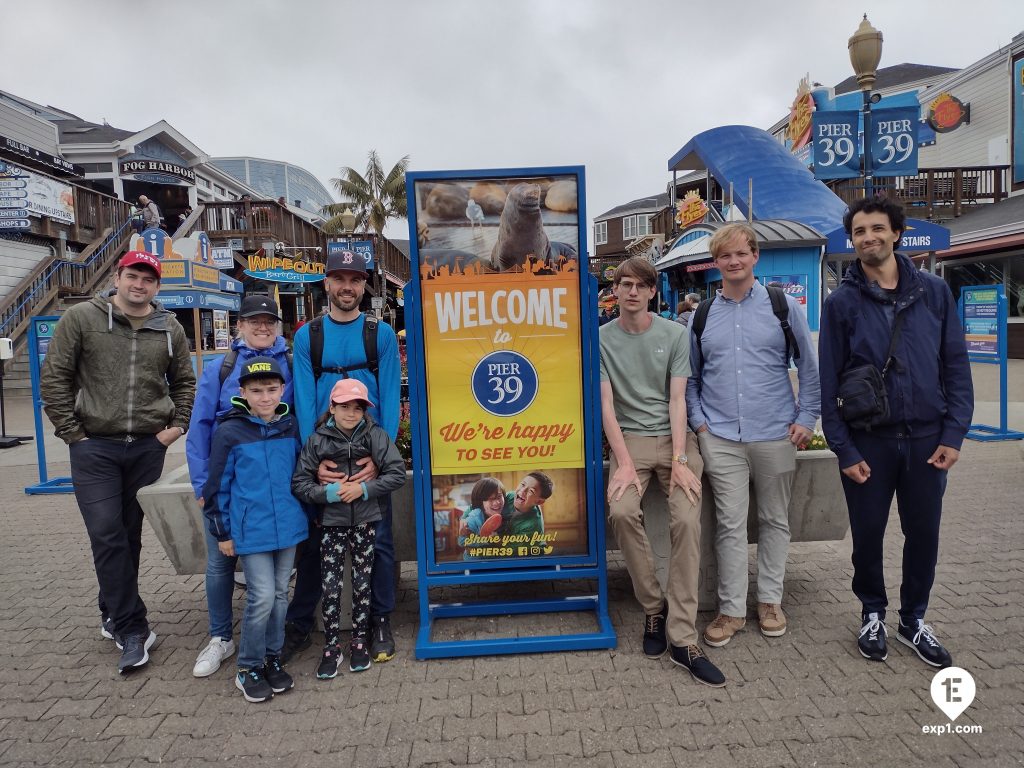 Group photo Fisherman’s Wharf Walking Tour on 26 June 2022 with Wealthy