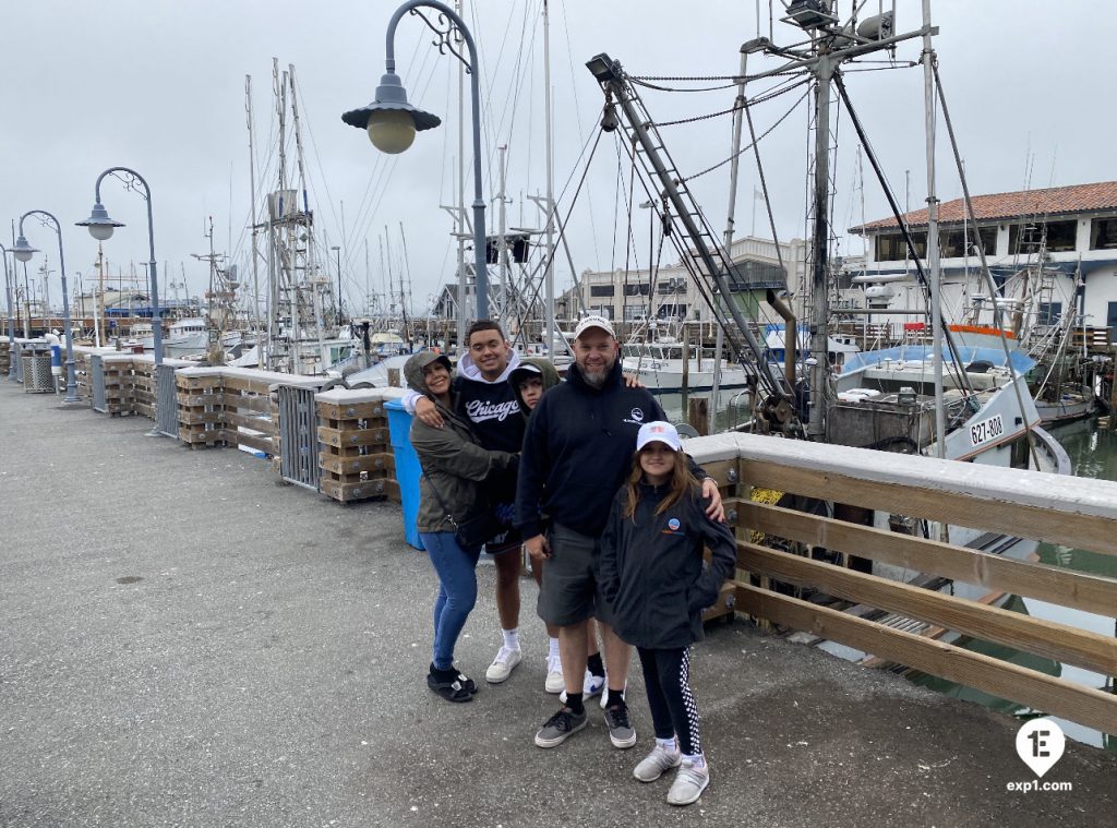 Group photo Fisherman’s Wharf Walking Tour on 26 June 2022 with Eric