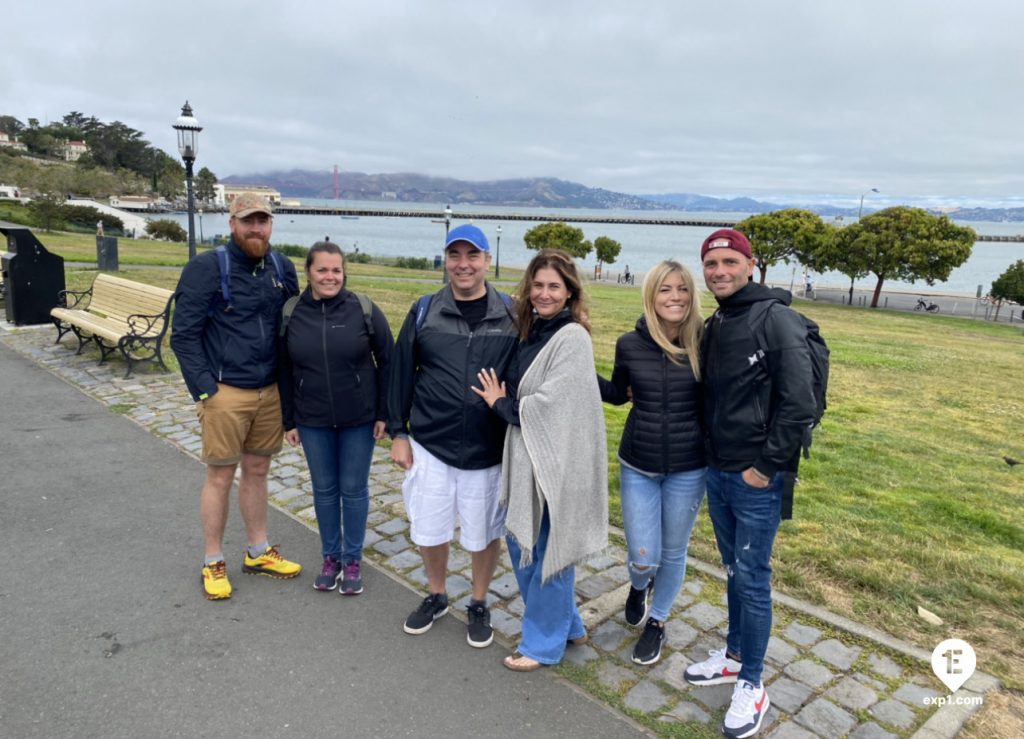 Group photo Fisherman’s Wharf Walking Tour on 7 July 2022 with Eric