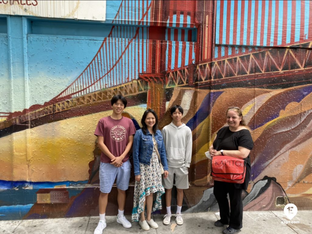 Group photo Mission District Food and Culture Tour on 4 July 2022 with Eric