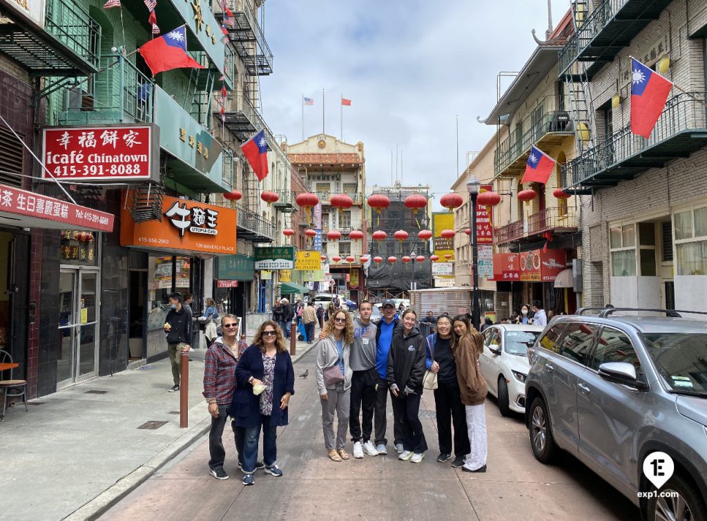 Group photo San Francisco in a Day Walking Tour on 3 July 2022 with Eric