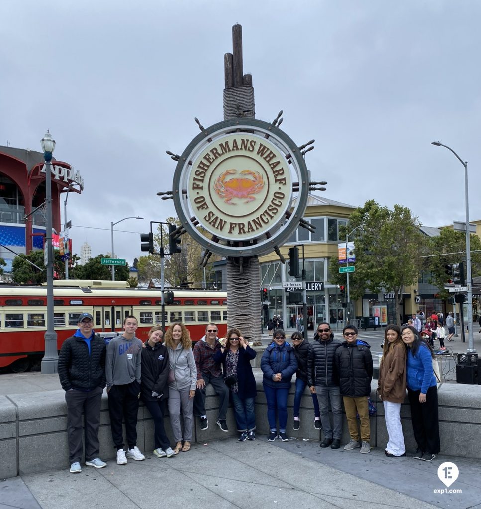 Group photo San Francisco in a Day Walking Tour on 3 July 2022 with Eric