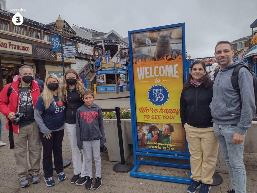 Group photo Fisherman’s Wharf Walking Tour on 28 July 2022 with Wealthy