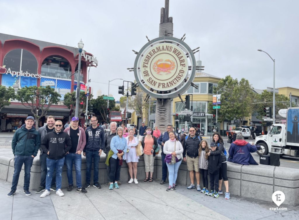 Group photo Fisherman’s Wharf Walking Tour on 19 July 2022 with Eric