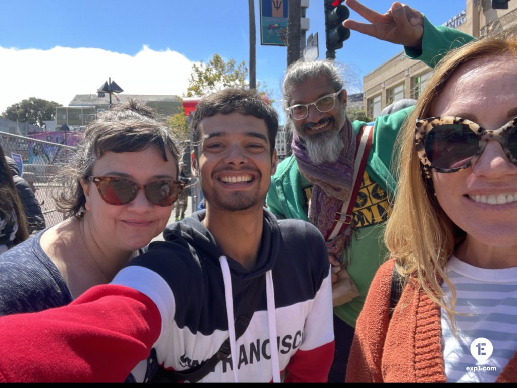 Group photo Mission District Food and Culture Tour on 21 July 2022 with Eric