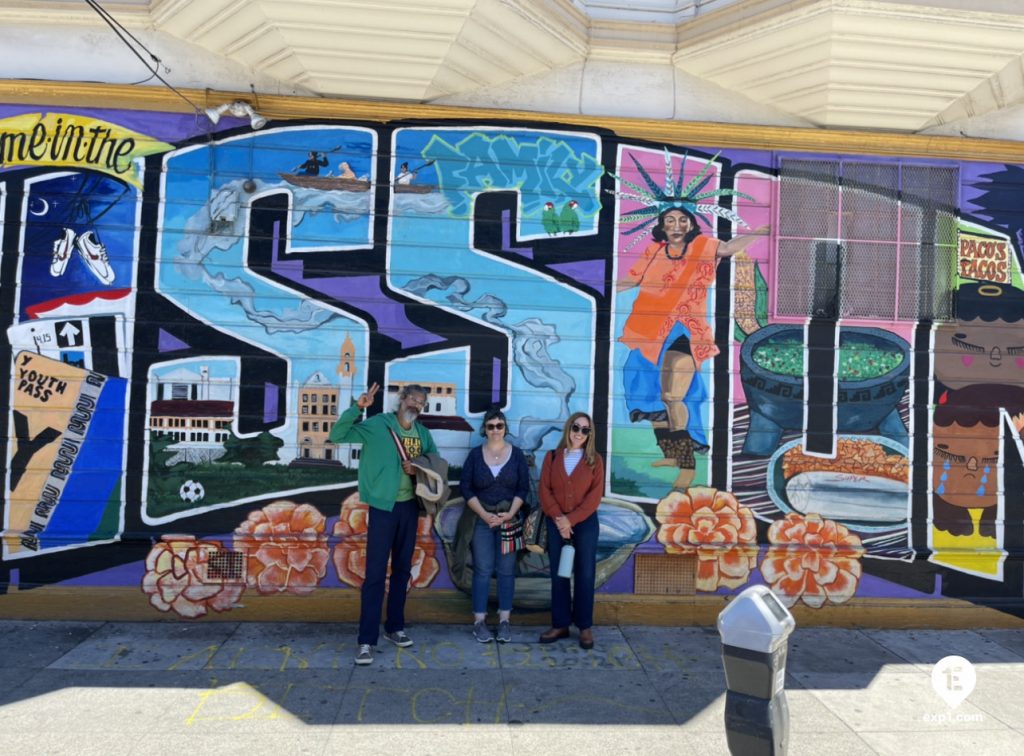 Group photo Mission District Food and Culture Tour on 21 July 2022 with Eric