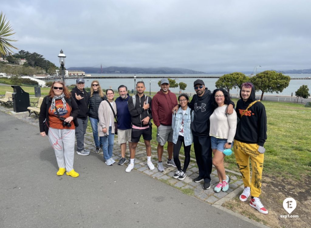 Group photo Fisherman’s Wharf Walking Tour on 26 July 2022 with Eric