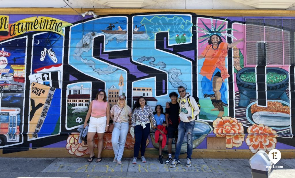 Group photo Mission District Food and Culture Tour on 4 August 2022 with Eric