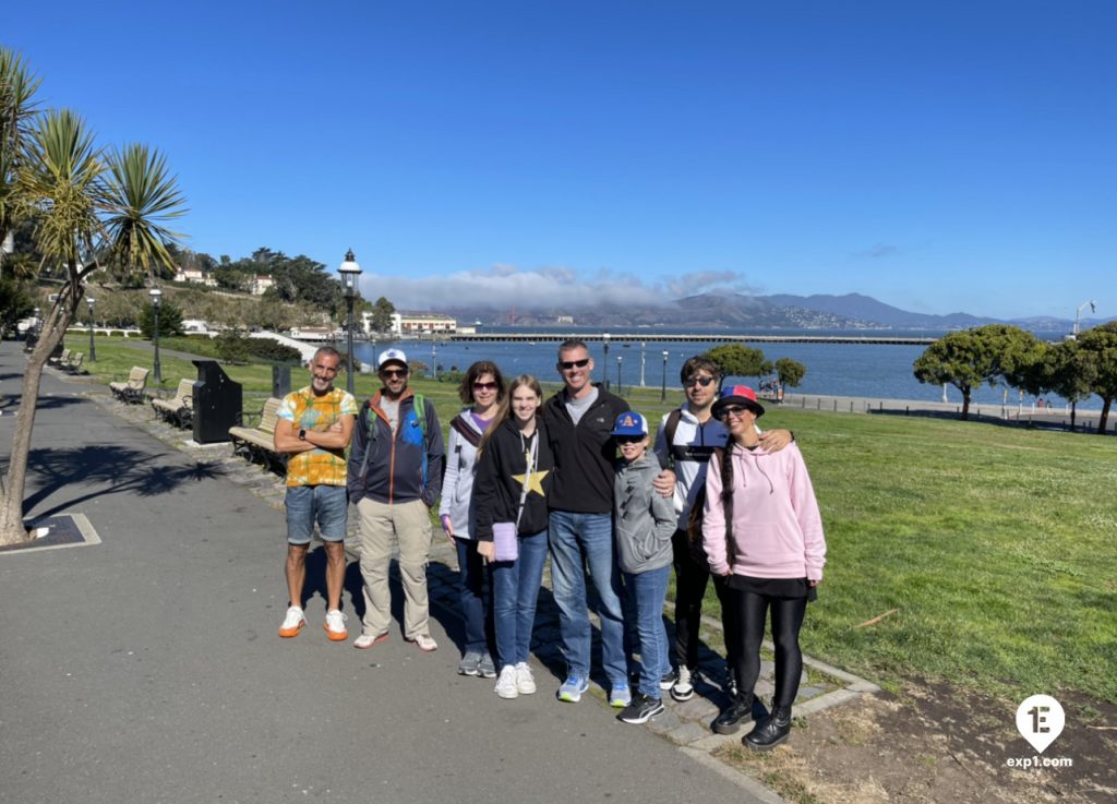 Group photo San Francisco in a Day Walking Tour on 9 August 2022 with Eric