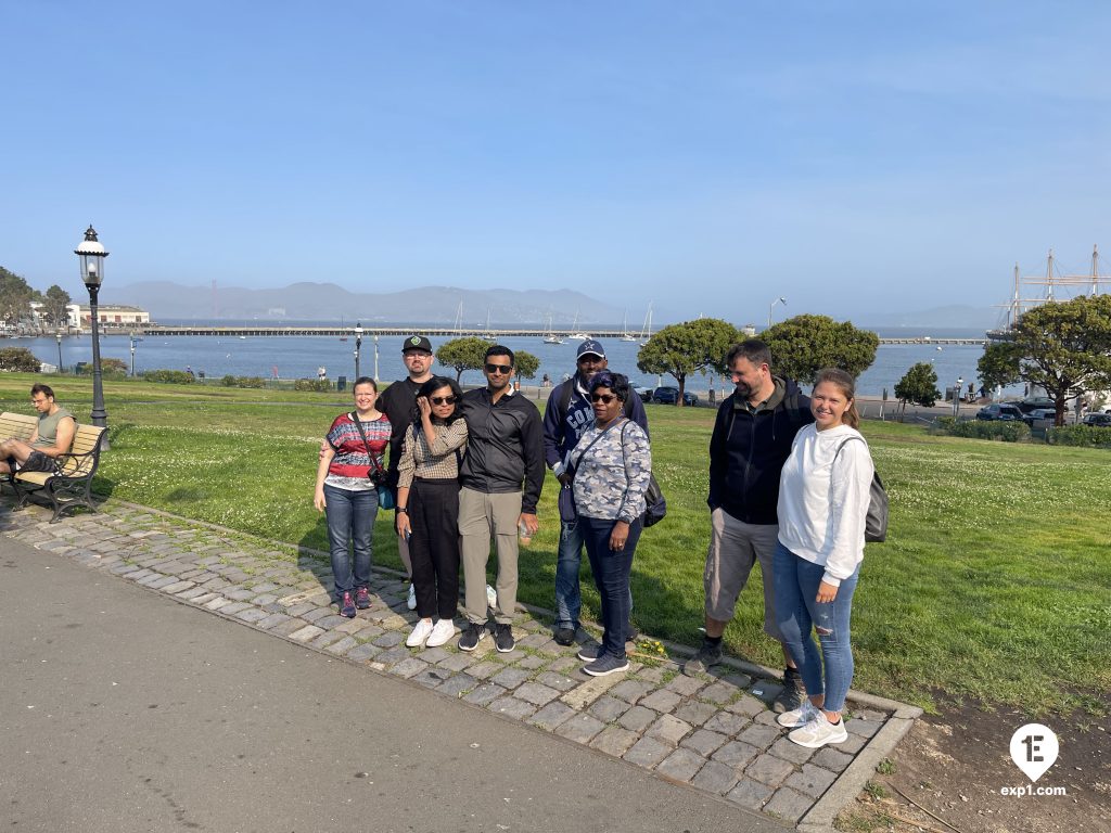 Group photo Fisherman’s Wharf Walking Tour on 10 September 2022 with Eric