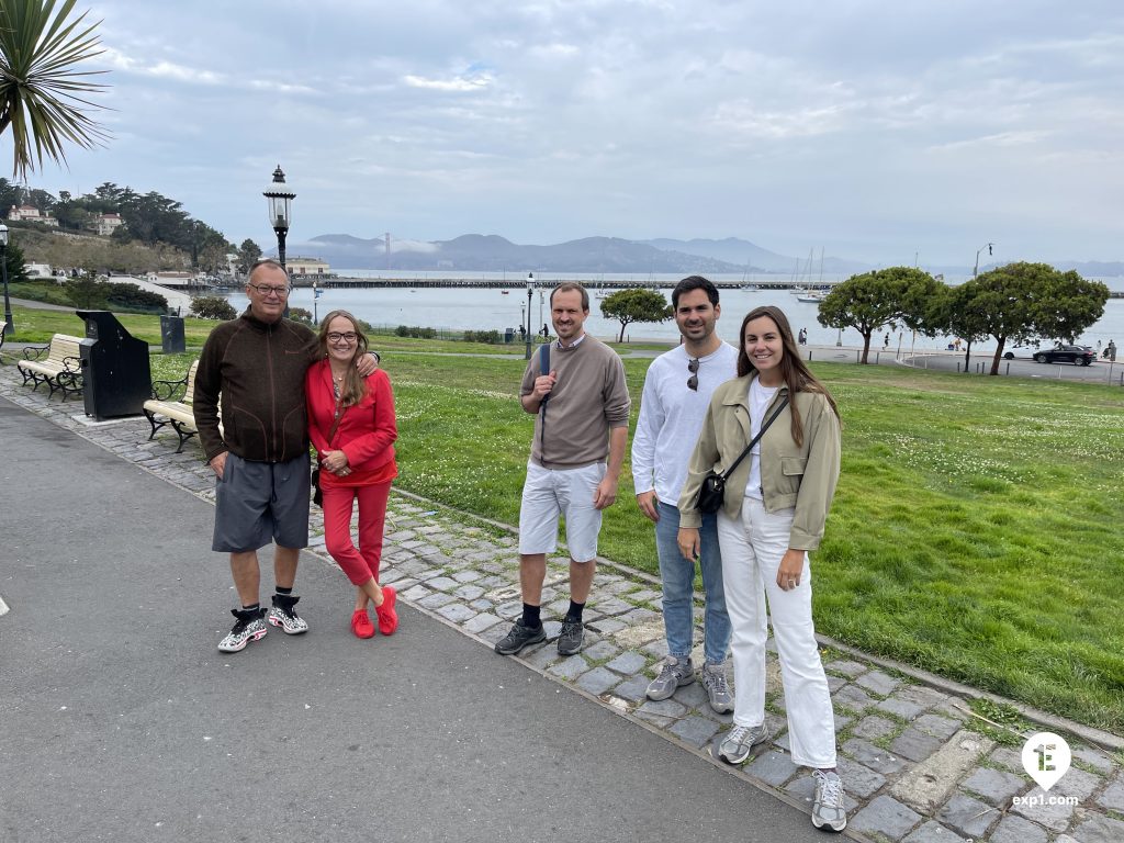 Group photo Fisherman’s Wharf Walking Tour on 11 September 2022 with Eric