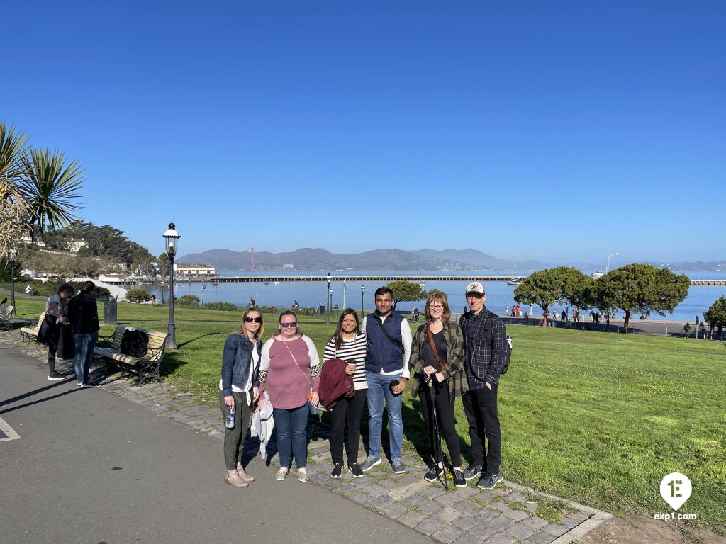 Group photo Fisherman’s Wharf Walking Tour on 29 September 2022 with Eric