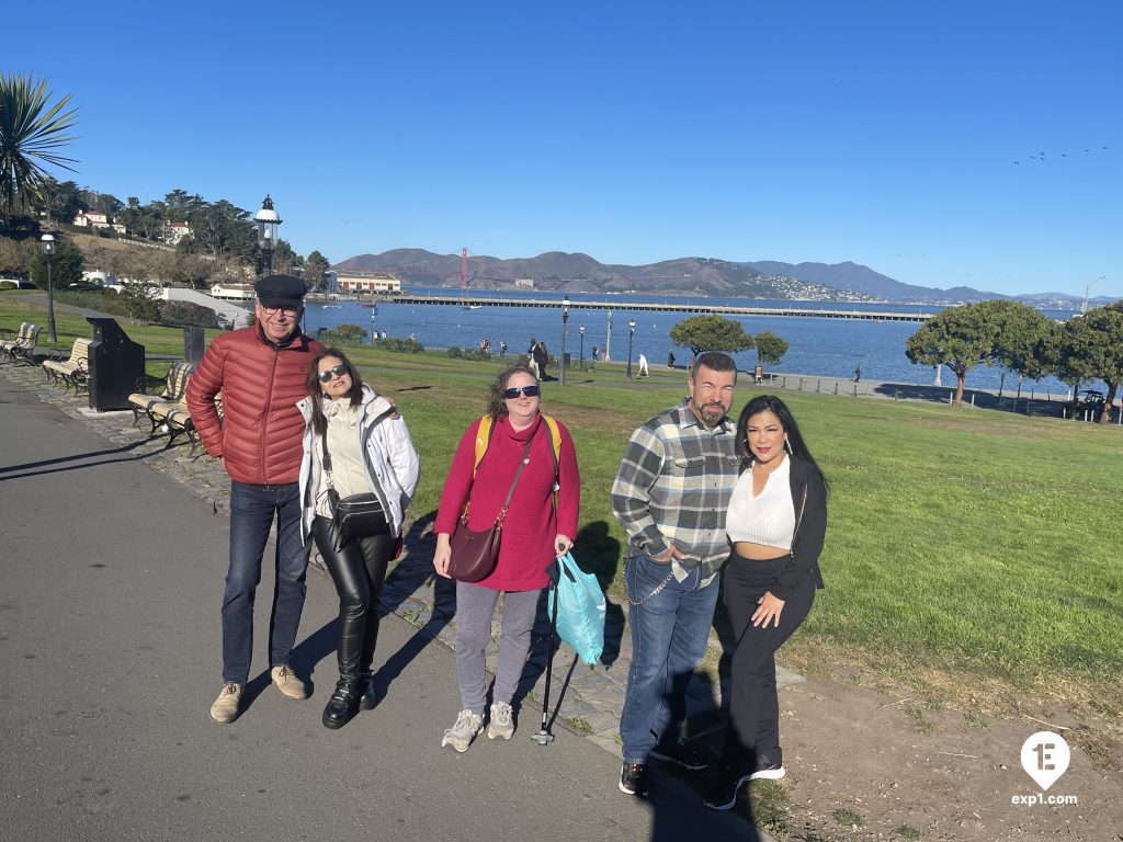 Group photo Fisherman’s Wharf Walking Tour on 23 October 2022 with Eric