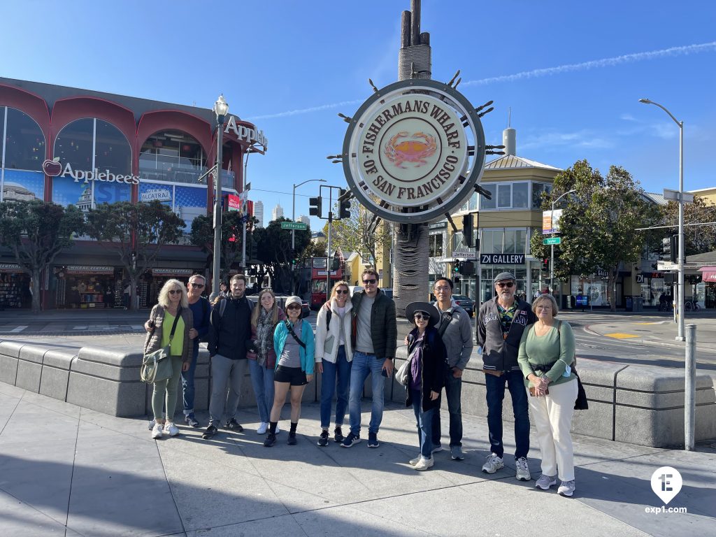 Group photo Fisherman’s Wharf Walking Tour on 6 October 2022 with Eric