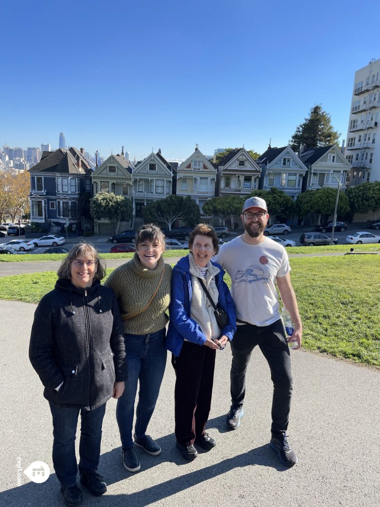 Group photo Fisherman’s Wharf Walking Tour on 10 November 2022 with Eric