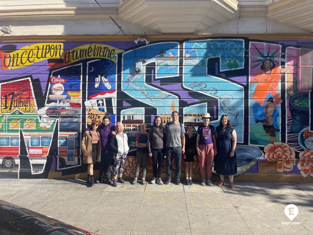 Group photo Mission District Food and Culture Tour on 26 November 2022 with Eric