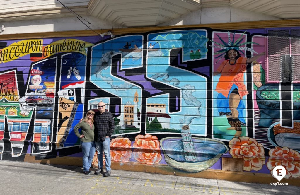 Group photo Mission District Food and Culture Tour on 11 February 2023 with Eric