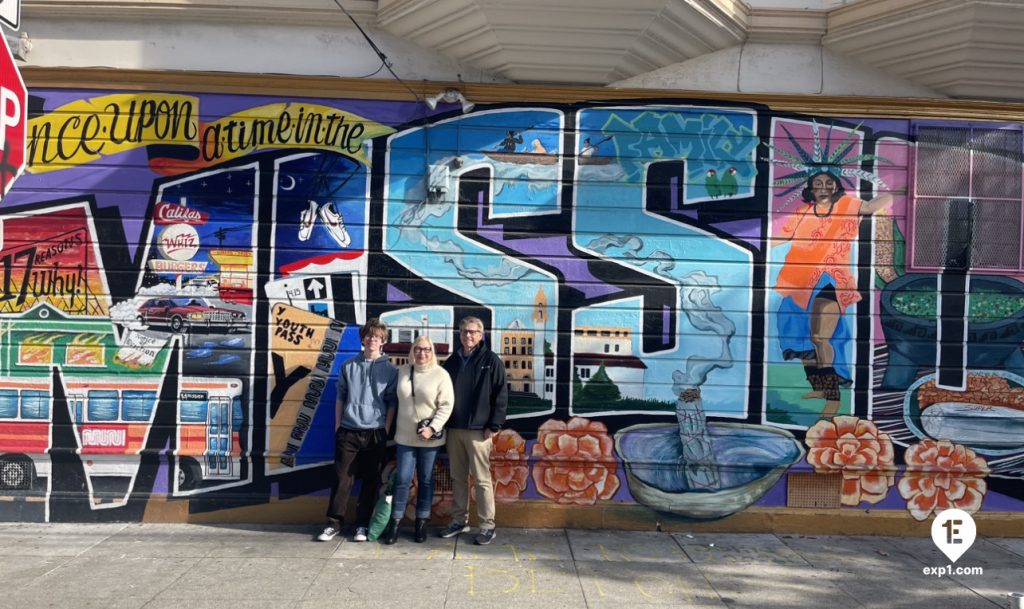 Group photo Mission District Food and Culture Tour on 22 December 2022 with Eric