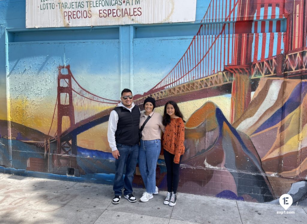 Group photo Mission District Food and Culture Tour on 16 March 2023 with Eric