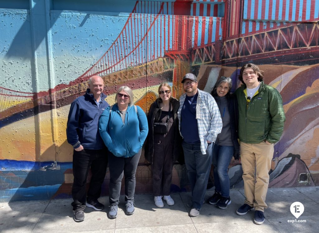 Group photo Mission District Food and Culture Tour on 25 March 2023 with Eric