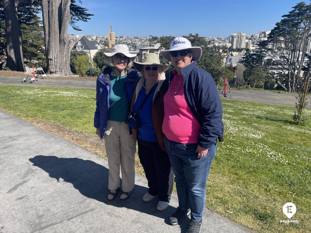 Group photo Fisherman’s Wharf Walking Tour on 20 April 2023 with Eric