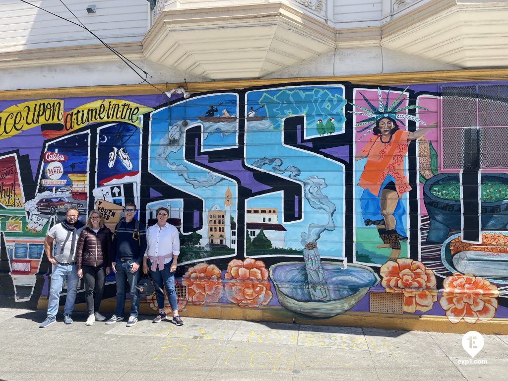 Group photo Mission District Food and Culture Tour on 14 April 2023 with Eric