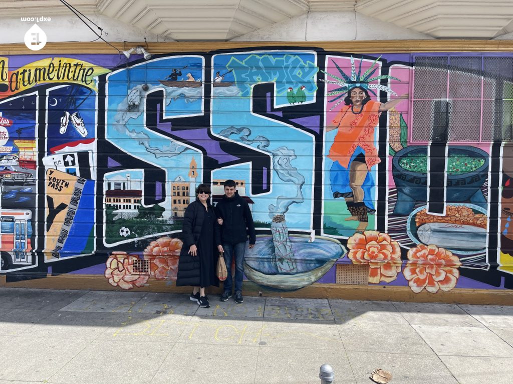 Group photo Mission District Food and Culture Tour on 6 April 2023 with Eric