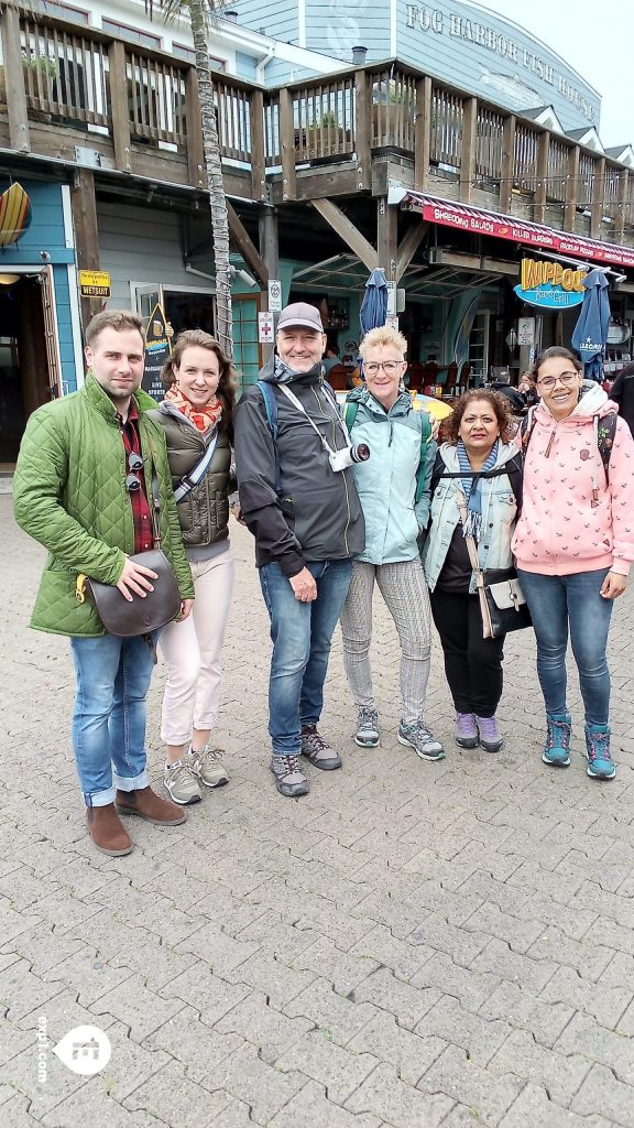 Group photo 16th Avenue Tiled Steps Guided Hike on 29 May 2023 with John