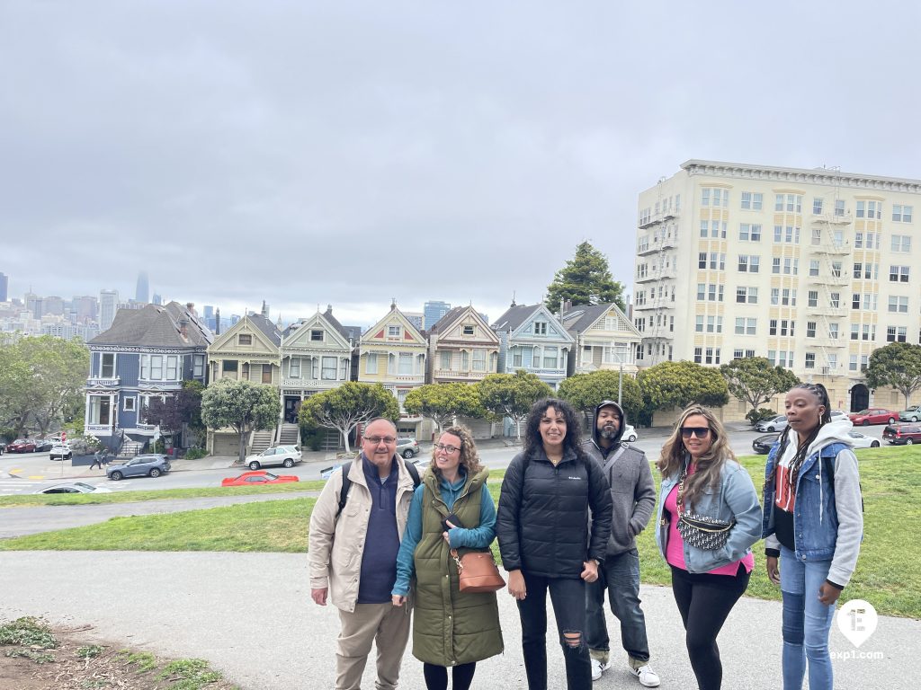 Group photo Fisherman’s Wharf Walking Tour on 27 May 2023 with Eric