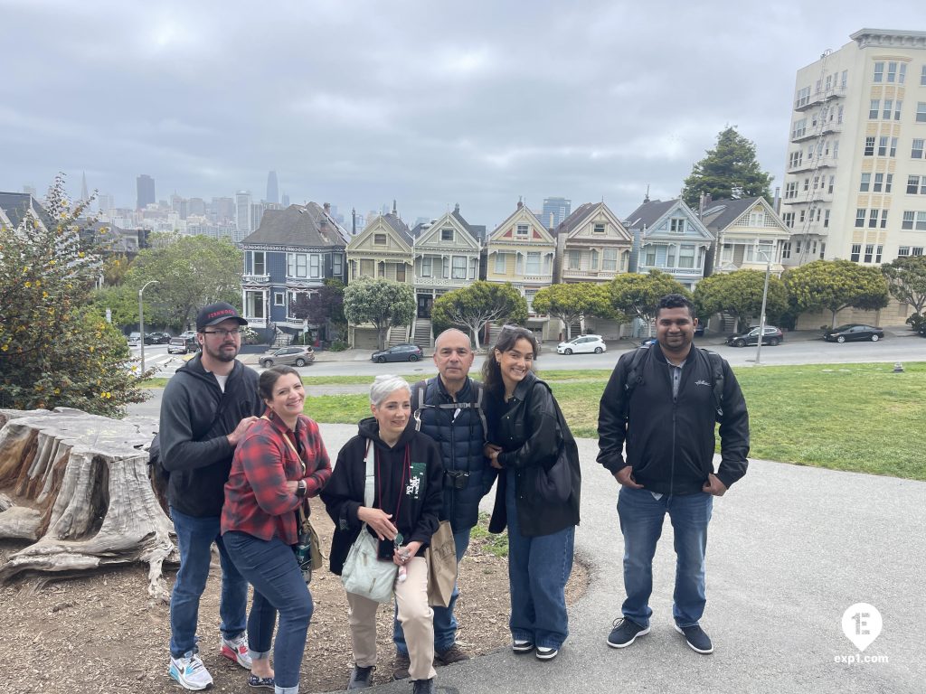 Group photo Fisherman’s Wharf Walking Tour on 31 May 2023 with Eric