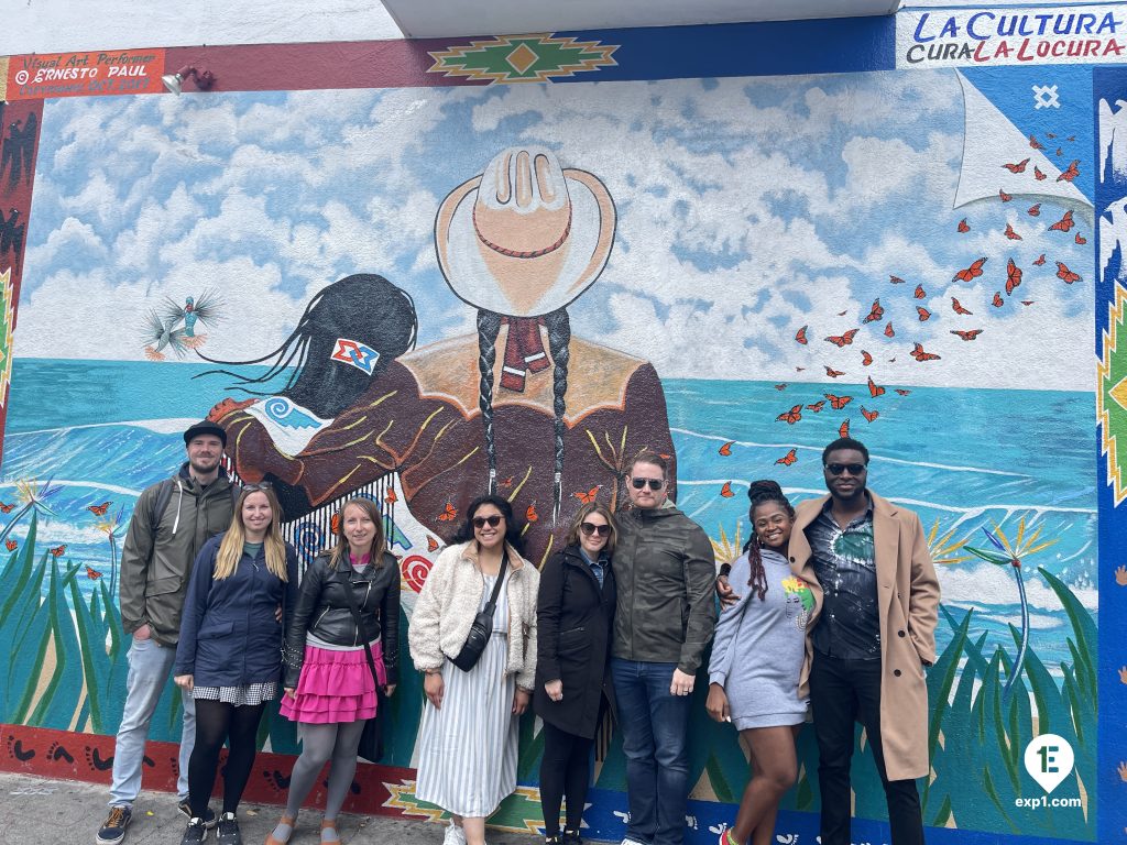 Group photo Mission District Food and Culture Tour on 6 May 2023 with Eric