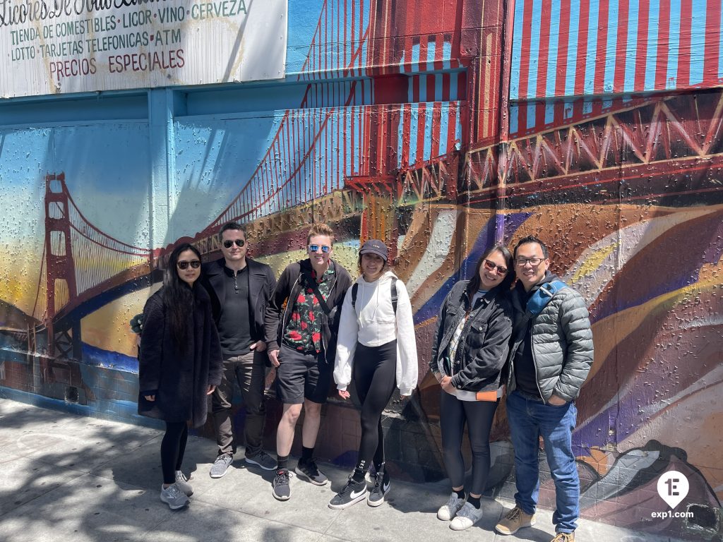 Group photo Mission District Food and Culture Tour on 29 April 2023 with Eric