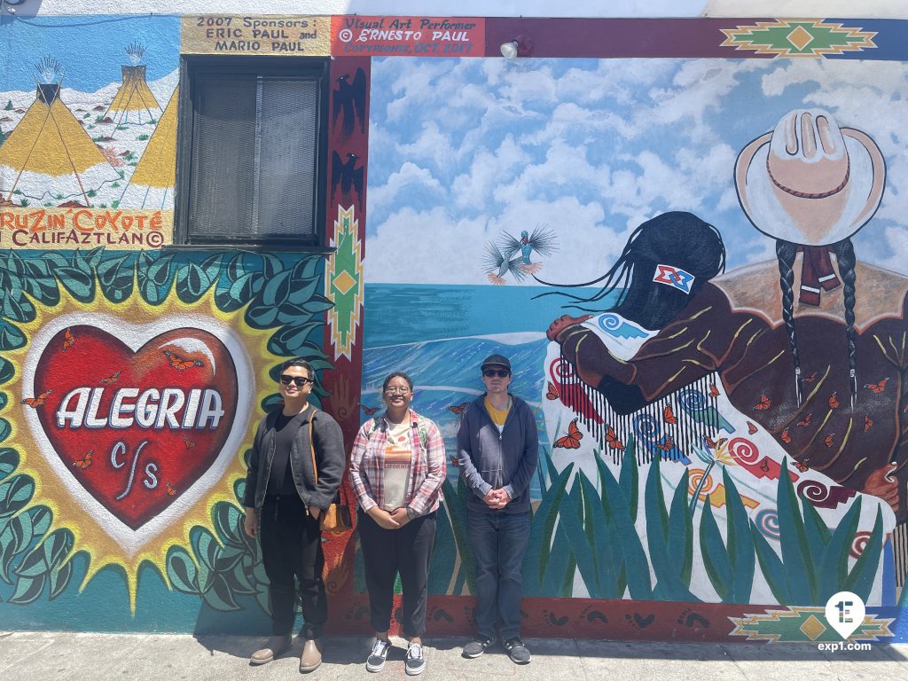 Group photo Mission District Food and Culture Tour on 12 May 2023 with Eric