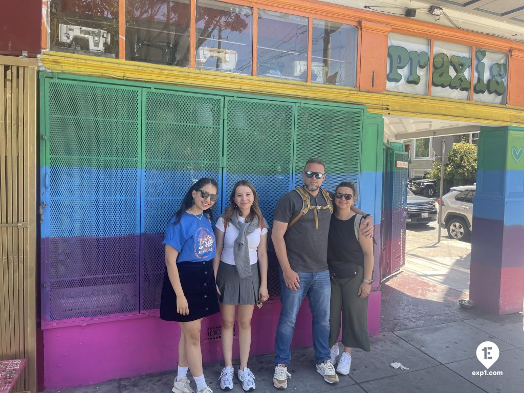 Group photo Mission District Food and Culture Tour on 13 May 2023 with Eric