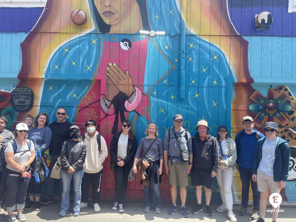 Group photo Mission District Food and Culture Tour on Jun 1, 2023 with Eric