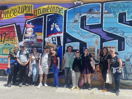 Tour group on Mission District food tour