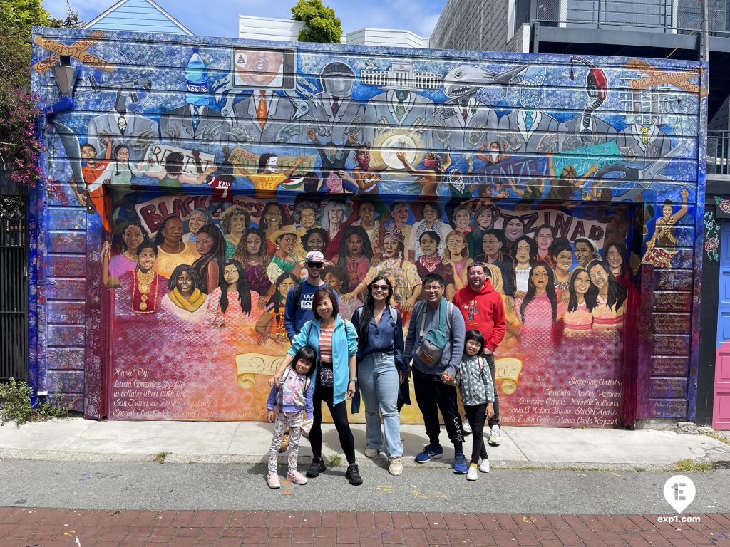 Group photo Mission District Food and Culture Tour on Jun 9, 2023 with Eric