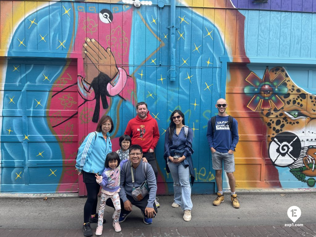 Group photo Mission District Food and Culture Tour on Jun 9, 2023 with Eric