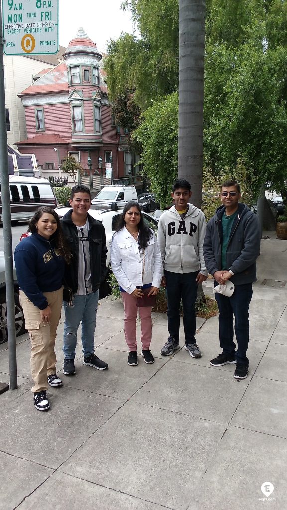 Group photo The Painted Ladies and Victorian Homes of Alamo Square Tour on Jun 24, 2023 with John